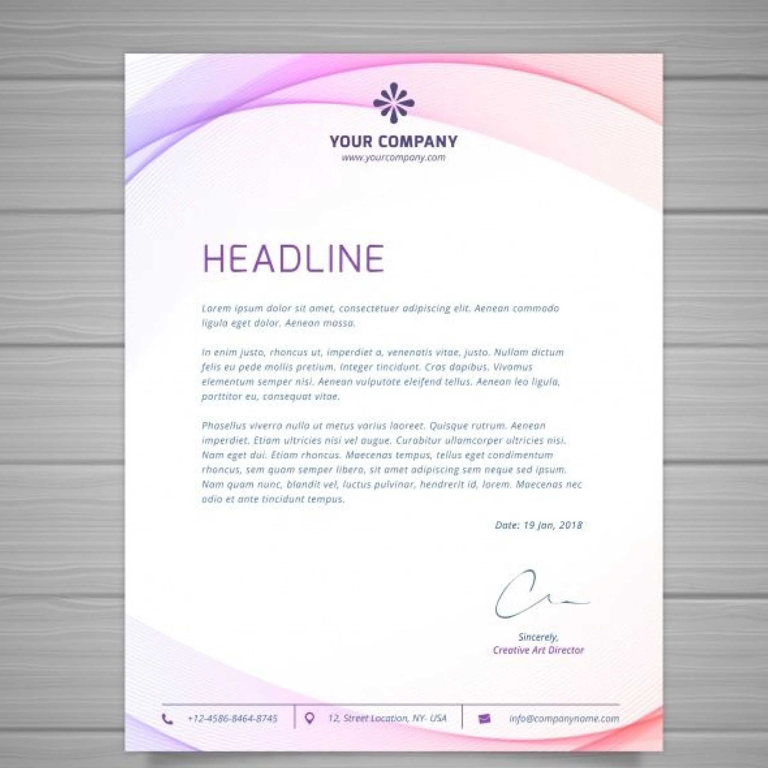 Giấy Tiêu Đề (letterhead) - Ảnh 4